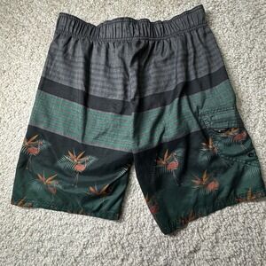 OCEAN CURRENT Swim Trunks Mens XL Tropical Flamingo Shorts‎ Lined Mesh